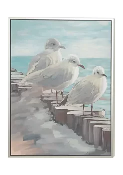 Budget ⌛ Coastal Wood Framed Wall Art by Monroe Lane ✔️ -Monroe Lane Sales Belk 13378