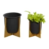 New ⭐ Glam Metal Planter - Set of 2 by Monroe Lane 🔥