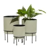Cheap 🥰 Contemporary Metal Planter - Set of 3 by Monroe Lane ⭐