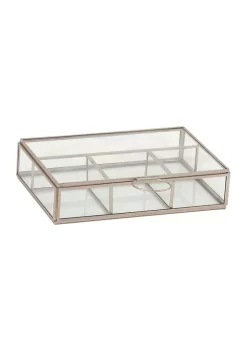 Deals 🧨 Modern Glass Jewelry Box by Monroe Lane 🔥