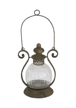 Discount 💯 Rustic Metal Candle Lantern by Monroe Lane 🤩 -Monroe Lane Sales Belk 1341