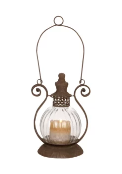 Discount 💯 Rustic Metal Candle Lantern by Monroe Lane 🤩 -Monroe Lane Sales Belk 1342