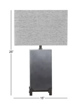 New 😉 Modern Polystone Table Lamp by Monroe Lane 🔔 -Monroe Lane Sales Belk 13436