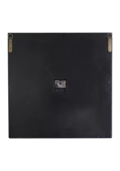 Discount 🛒 Glam Wood Wall Clock by Monroe Lane 🔔 -Monroe Lane Sales Belk 13450