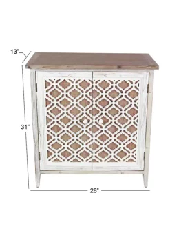 Best Sale 🛒 Rustic Wood Cabinet by Monroe Lane 🔥 -Monroe Lane Sales Belk 13455