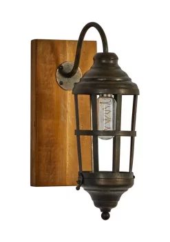 Cheapest 🛒 Industrial Metal Wall Sconce by Monroe Lane 🔥