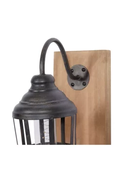 Cheapest 🛒 Industrial Metal Wall Sconce by Monroe Lane 🔥 -Monroe Lane Sales Belk 13467