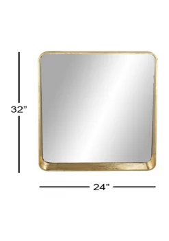 Wholesale 🎉 Modern Wood Wall Mirror by Monroe Lane 👍 -Monroe Lane Sales Belk 13492