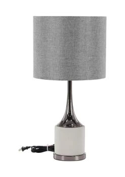 Best deal 🤩 Traditional Cement Table Lamp by Monroe Lane 🥰 -Monroe Lane Sales Belk 13510