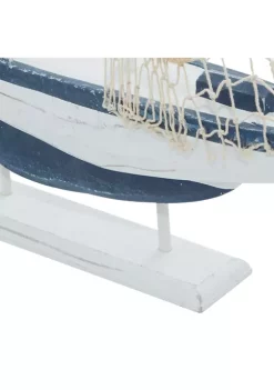 Budget 🌟 Coastal Wood Sculpture - Set of 2 by Monroe Lane ❤️ -Monroe Lane Sales Belk 13515