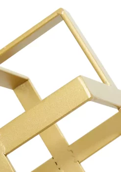 Budget 👏 Glam Metal Sculpture - Set of 2 by Monroe Lane 💯 -Monroe Lane Sales Belk 13530