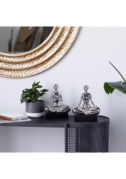 New π Traditional Ceramic Sculpture - Set of 2 by Monroe Lane π 2 New π Traditional Ceramic Sculpture - Set of 2 by Monroe Lane π - Image 2