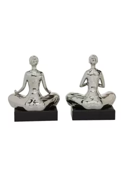 New π Traditional Ceramic Sculpture - Set of 2 by Monroe Lane π 10 New π Traditional Ceramic Sculpture - Set of 2 by Monroe Lane π -Monroe Lane Sales Belk 13538