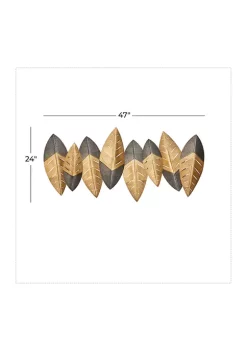 Outlet 🌟 Contemporary Metal Wall Decor by Monroe Lane ✨ -Monroe Lane Sales Belk 13570