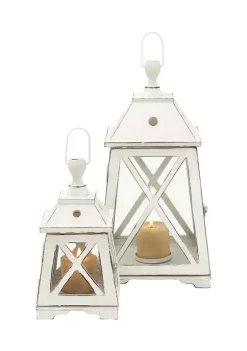 Top 10 π Coastal Metal Candle Lantern - Set of 2 by Monroe Lane βοΈ