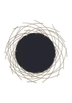 Outlet 😍 Glam Metal Wall Mirror by Monroe Lane 🧨 -Monroe Lane Sales Belk 13649