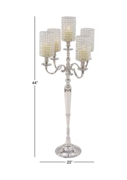 Flash Sale 👍 Aluminum Glam Hurricane Lamp by Monroe Lane 😉 -Monroe Lane Sales Belk 13680