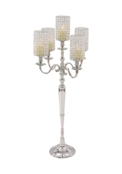 Flash Sale 👍 Aluminum Glam Hurricane Lamp by Monroe Lane 😉 -Monroe Lane Sales Belk 13681