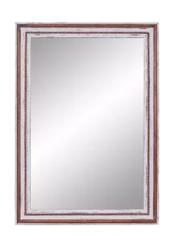 Budget 😀 Farmhouse Wood Wall Mirror by Monroe Lane ✨ -Monroe Lane Sales Belk 13699