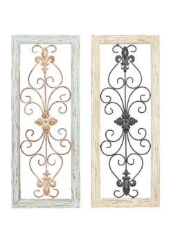 Cheap 👏 Rustic Wood Wall Decor - Set of 2 by Monroe Lane ⭐ -Monroe Lane Sales Belk 13715