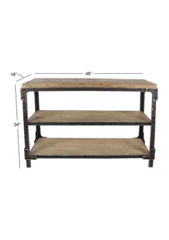 Brand new 😀 Industrial Wood Console Table by Monroe Lane 🥰 -Monroe Lane Sales Belk 13722