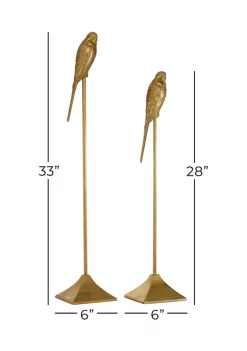 Best deal 🔔 Glam Aluminum Sculpture - Set of 2 by Monroe Lane ⭐ -Monroe Lane Sales Belk 13728