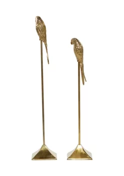 Best deal 🔔 Glam Aluminum Sculpture - Set of 2 by Monroe Lane ⭐ -Monroe Lane Sales Belk 13729