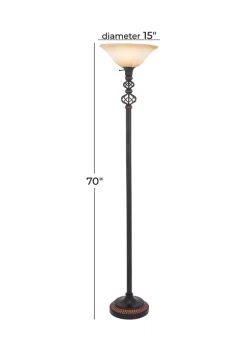 Cheap 💯 Traditional Metal Torchiere by Monroe Lane 💯 -Monroe Lane Sales Belk 13743