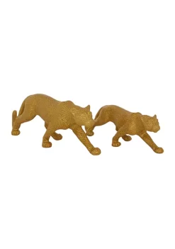 Coupon 🎁 Glam Polystone Sculpture - Set of 2 by Monroe Lane ⭐ -Monroe Lane Sales Belk 13766