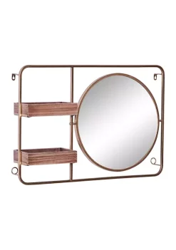 Budget π Glam Metal Wall Shelf by Monroe Lane π