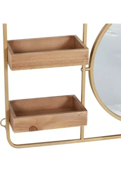 Budget 👍 Glam Metal Wall Shelf by Monroe Lane 🎁 -Monroe Lane Sales Belk 13769