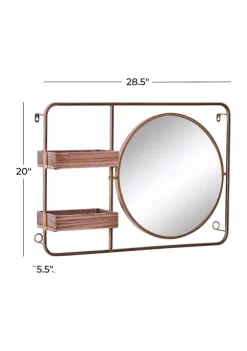 Budget 👍 Glam Metal Wall Shelf by Monroe Lane 🎁 -Monroe Lane Sales Belk 13770