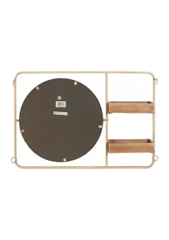 Budget 👍 Glam Metal Wall Shelf by Monroe Lane 🎁 -Monroe Lane Sales Belk 13771