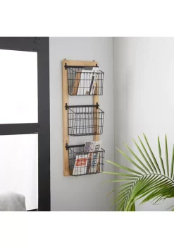 Outlet โญ Farmhouse Metal Magazine Rack Holder by Monroe Lane ๐ฅ