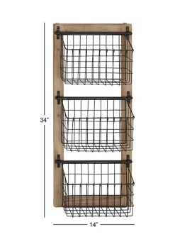Outlet ⭐ Farmhouse Metal Magazine Rack Holder by Monroe Lane 🔥 -Monroe Lane Sales Belk 13775