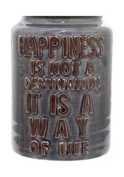 Hot Sale ⌛ Vintage Ceramic Decorative Jars - Set of 3 by Monroe Lane 👍 -Monroe Lane Sales Belk 13784