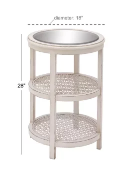 Promo 😍 Farmhouse Wood Accent Table by Monroe Lane 🔔 -Monroe Lane Sales Belk 13791