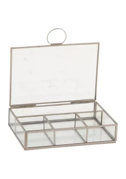 Deals 🧨 Modern Glass Jewelry Box by Monroe Lane 🔥 -Monroe Lane Sales Belk 138