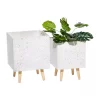 Budget 👏 Contemporary Magnesium Oxide Planter - Set of 2 by Monroe Lane 🥰
