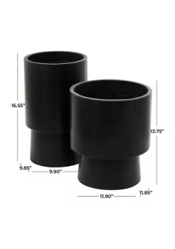 Cheapest ✨ Modern Magnesium Oxide Planter - Set of 2 by Monroe Lane 🛒 -Monroe Lane Sales Belk 1383