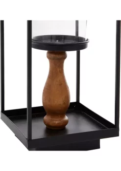 Best Pirce 🔔 Iron Contemporary Lantern Set of 2 by Monroe Lane 👏 -Monroe Lane Sales Belk 13874