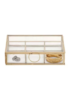 Deals 🧨 Modern Glass Jewelry Box by Monroe Lane 🔥 -Monroe Lane Sales Belk 139