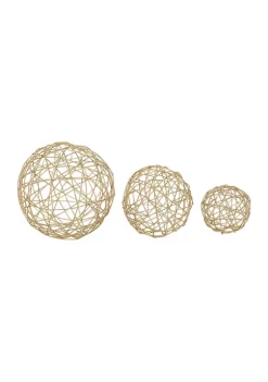 Best reviews of 👍 Contemporary Metal Sculpture - Set of 3 by Monroe Lane 🧨 -Monroe Lane Sales Belk 13904