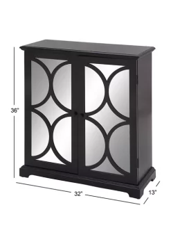 New 🎉 Glam Wood Cabinet by Monroe Lane ❤️ -Monroe Lane Sales Belk 13917