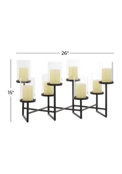 Coupon 🔔 Modern Metal Candelabra by Monroe Lane 🔔 -Monroe Lane Sales Belk 13924