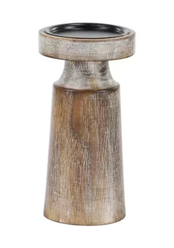 Best deal ❤️ Coastal Mango Wood Candle Holder - Set of 3 by Monroe Lane 😉 -Monroe Lane Sales Belk 1393