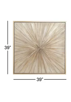 Hot Sale 😉 Contemporary Wood Framed Wall Art by Monroe Lane ❤️ -Monroe Lane Sales Belk 13934