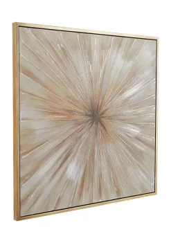 Hot Sale 😉 Contemporary Wood Framed Wall Art by Monroe Lane ❤️ -Monroe Lane Sales Belk 13935