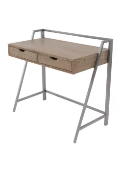 Best Sale 🥰 Modern Wood Desk by Monroe Lane 👏 -Monroe Lane Sales Belk 13939