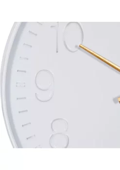 Buy 🌟 Contemporary Metal Wall Clock by Monroe Lane ❤️ -Monroe Lane Sales Belk 13945